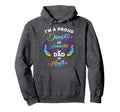 Im Proud Daughter Wonderful Dad Heaven Hoodie - Custom Art Print Men Women - T-Shirt, Sweatshirt, Hoodie