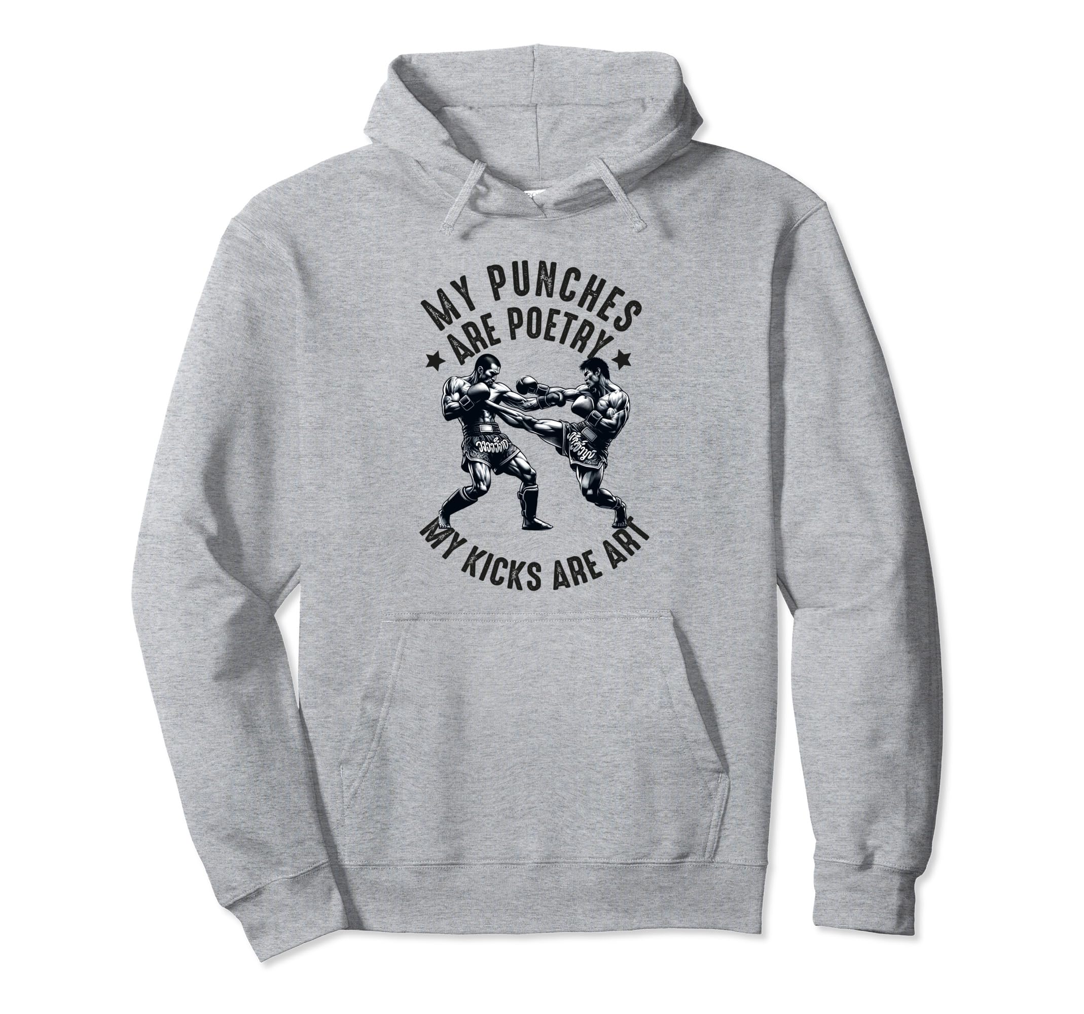 Muay Thai Fighter Dad Thai Kickboxing Hoodie - Novelty Apparel Unisex - T-Shirt, Sweatshirt, Hoodie