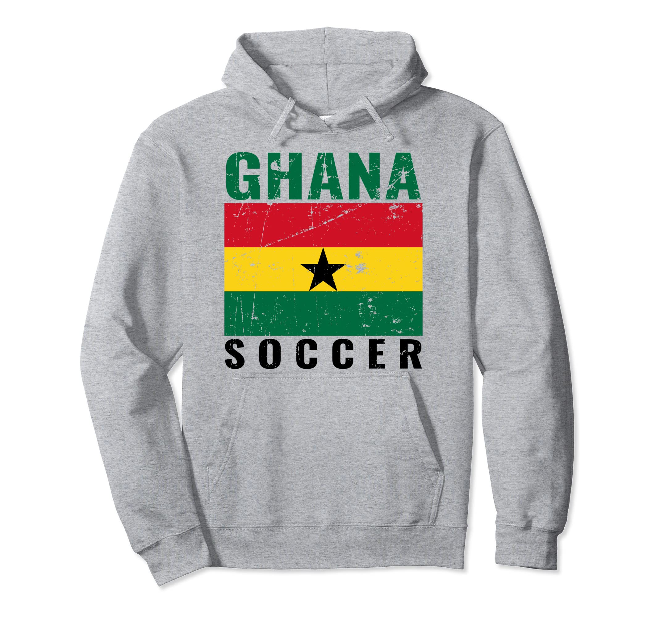 Ghana Ghanaian Flag Distressed Ghana Hoodie - Unique Graphic Men Women - T-Shirt, Sweatshirt, Hoodie