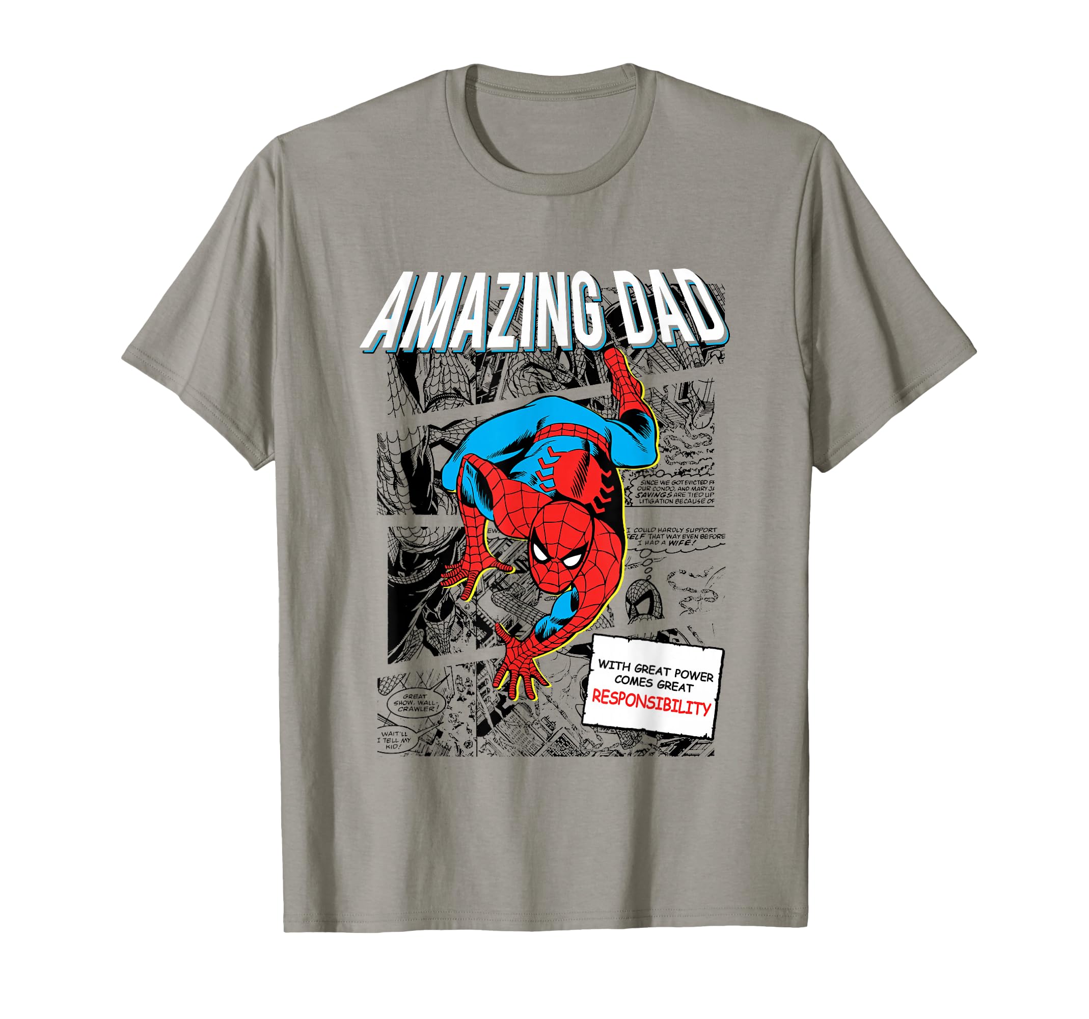 Marvel Comics Fathers Day Amazing T-Shirt - Fun Novelty Design Men Women - T-Shirt, Sweatshirt, Hoodie
