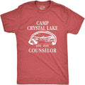 Crazy Dog Mens Camp Crystal Lake 1980 Vintage Camping - Adult & Kids T-Shirts, Sweatshirts & Hoodies apparel design preview 1