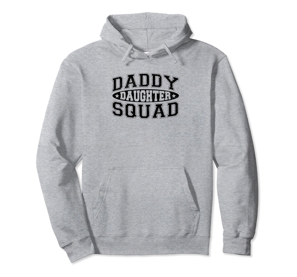 Daddy Daughter Squad Dad Matching Hoodie - Aesthetic Graphic Men Women - T-Shirt, Sweatshirt, Hoodie