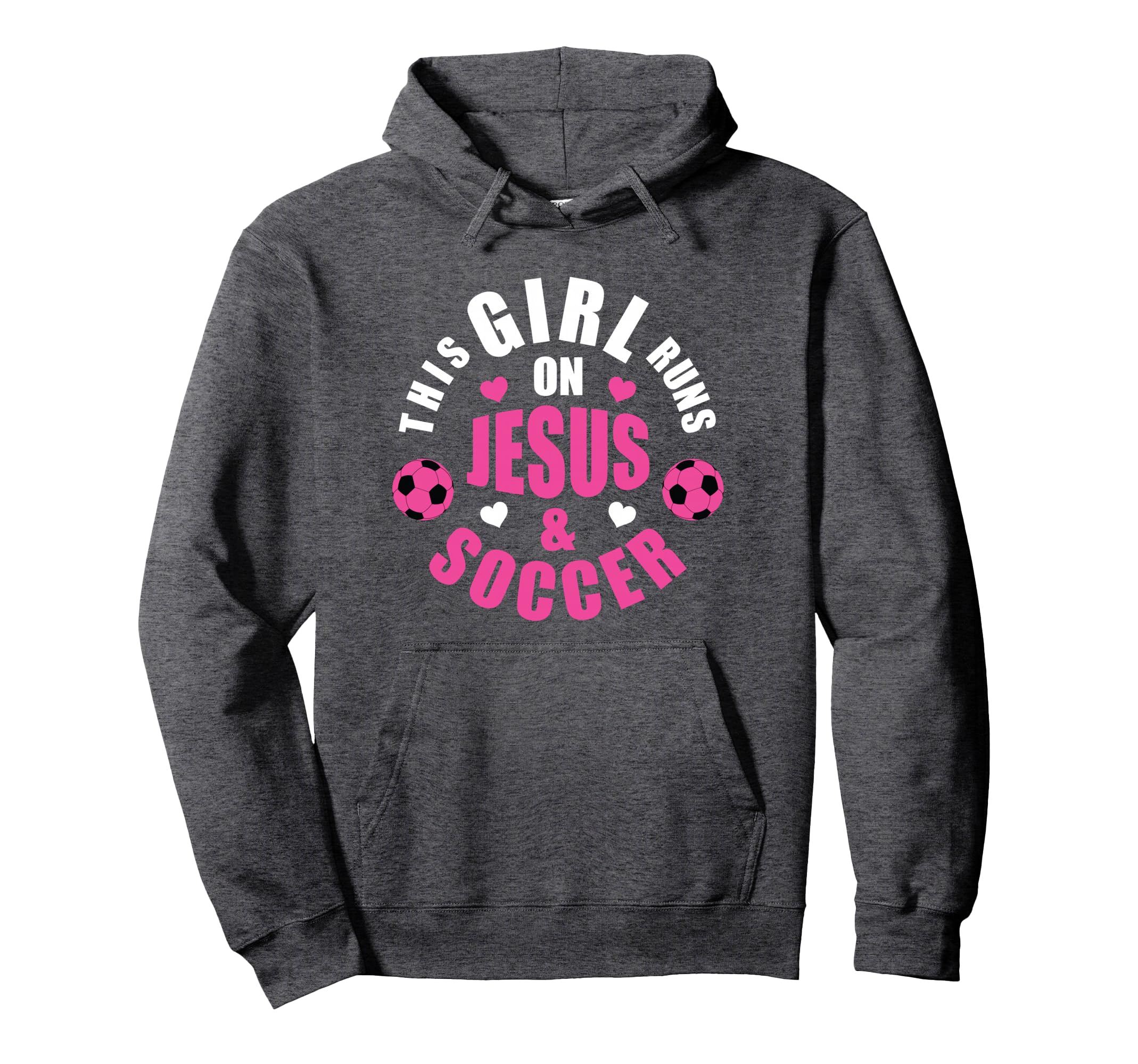 This Runs Jesus And Soccer Gifts Hoodie - Fun Novelty Design Men Women - T-Shirt, Sweatshirt, Hoodie