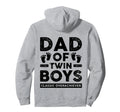Dad Twin Overachiever Funny Twin Hoodie - Fun Novelty Design for Adults - T-Shirt, Sweatshirt, Hoodie