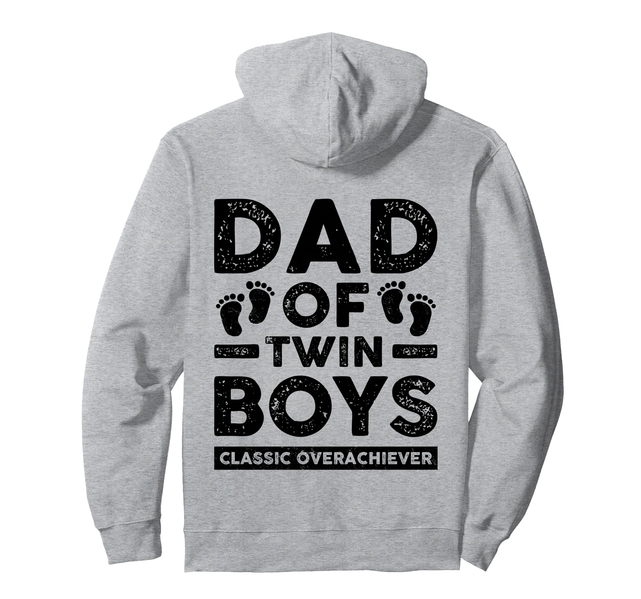 Dad Twin Overachiever Funny Twin Hoodie - Fun Novelty Design for Adults - T-Shirt, Sweatshirt, Hoodie