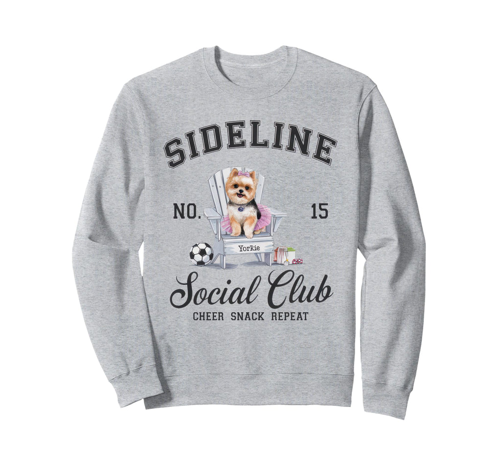 Sideline Social Club Soccer Mom Game Sweatshirt - Graphic Print Men Women - T-Shirt, Sweatshirt, Hoodie