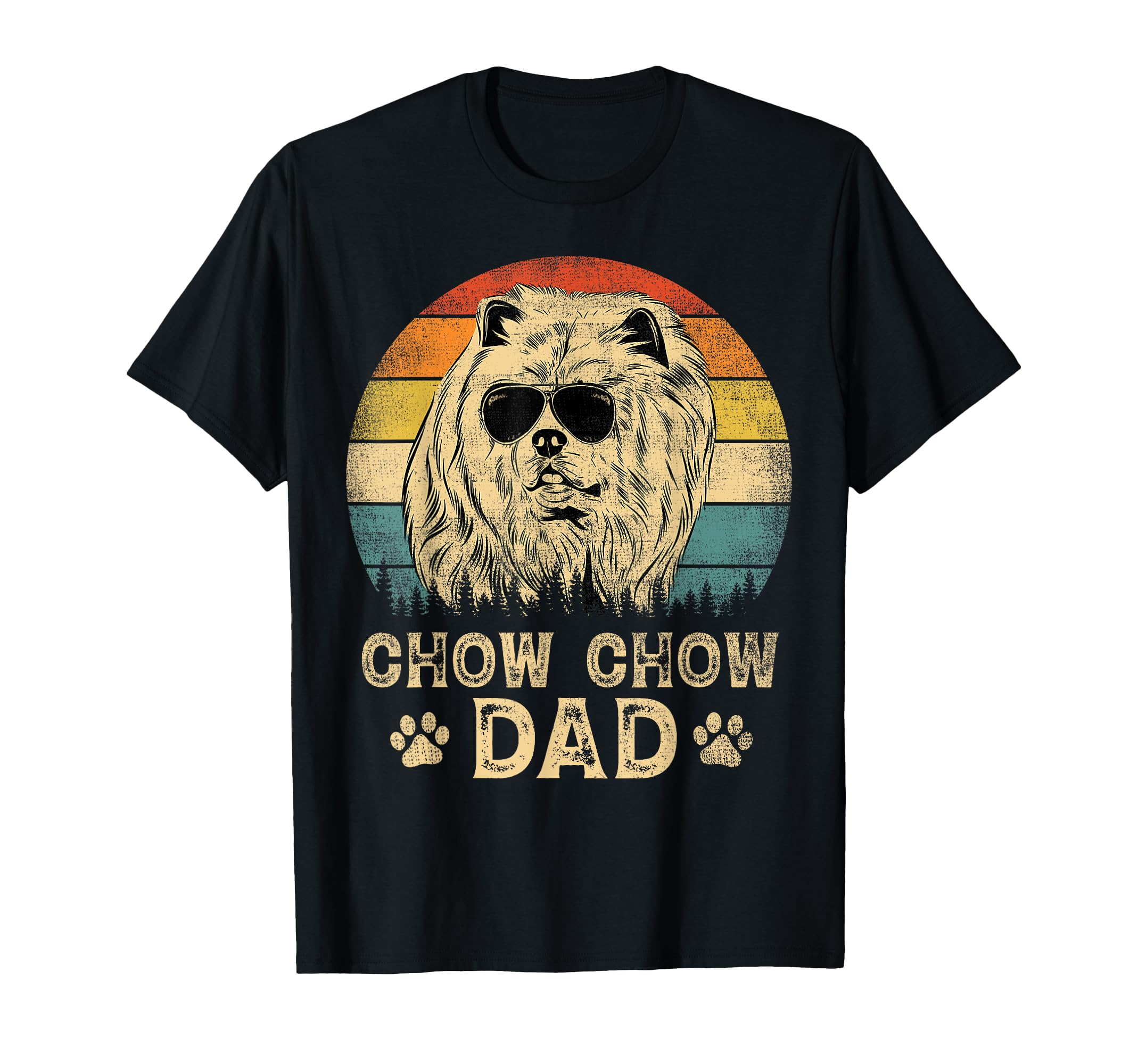Chow Chow Dad Dog Lovers Fathers Day T-Shirt - Unique Graphic for Adults - T-Shirt, Sweatshirt, Hoodie