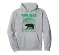 Proud Papa Bear Liver Cancer Awareness Hoodie - Aesthetic Graphic Unisex - T-Shirt, Sweatshirt, Hoodie