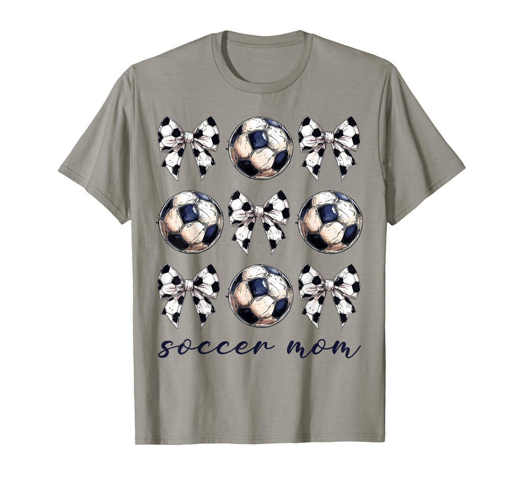 Coquette Bow Soccer Mom Soccer Lovers T-Shirt - Trendy Graphic Men Women - T-Shirt, Sweatshirt, Hoodie