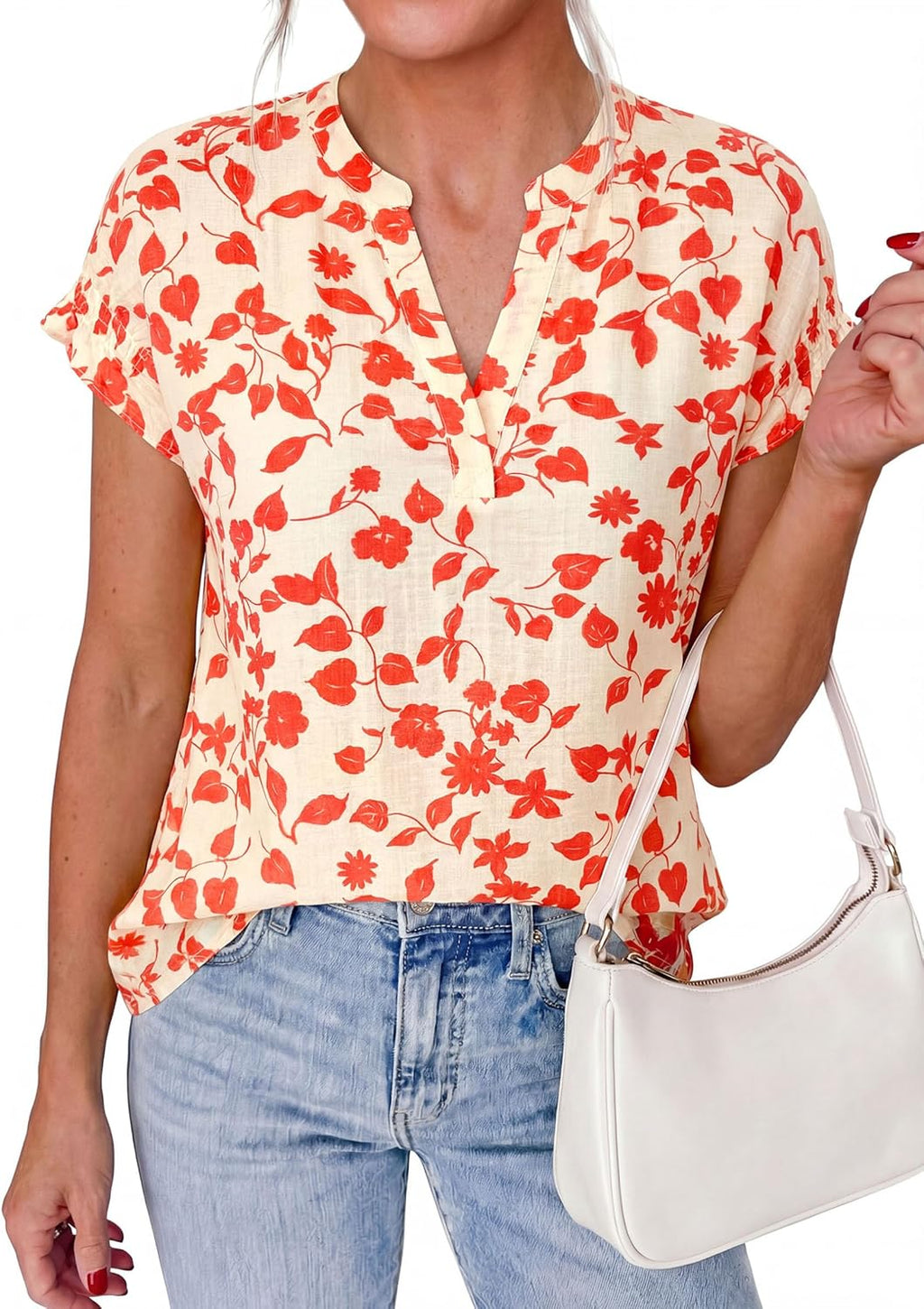 Womens Floral Print Short Sleeve Summer Tops 2026 - Adult & Kids T-Shirts, Sweatshirts & Hoodies apparel design preview 1