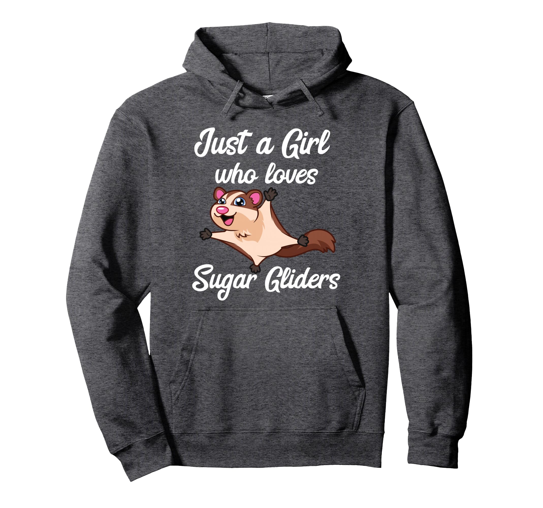 Sugar Glider Just Who Loves Sugar Hoodie - Fun Novelty Design for Adults - T-Shirt, Sweatshirt, Hoodie