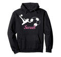 Sarah Name Soccer Personalized Gift Hoodie - Minimalist Print Unisex - T-Shirt, Sweatshirt, Hoodie