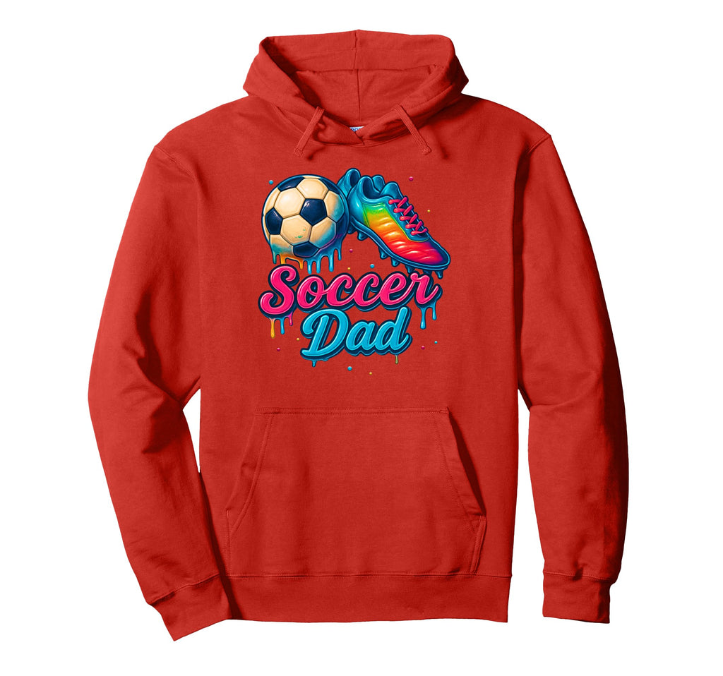 Soccer Dad Daddy Father Happy Fathers Day Hoodie - Unique Graphic Unisex - T-Shirt, Sweatshirt, Hoodie