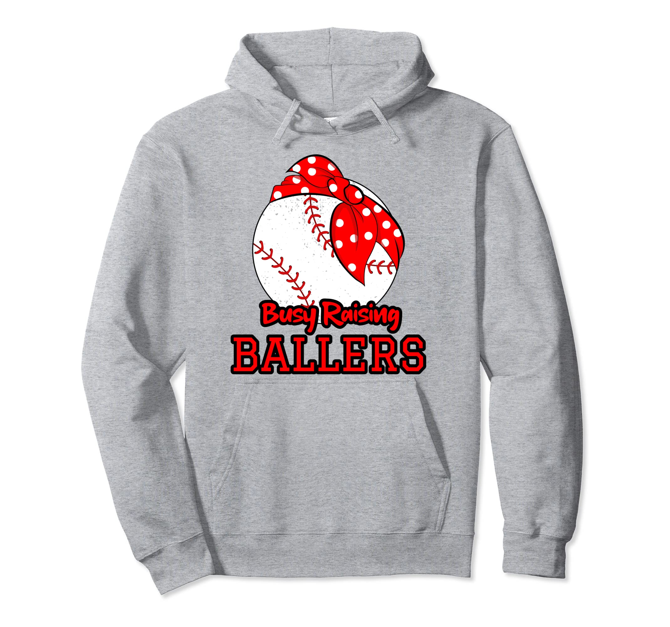 Busy Raising Ballers Funny Baseball Hoodie - Aesthetic Graphic Men Women - T-Shirt, Sweatshirt, Hoodie