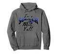 Mom Soccer Lover Soccer Mom Gift Blue Hoodie - Graphic Print for Adults - T-Shirt, Sweatshirt, Hoodie