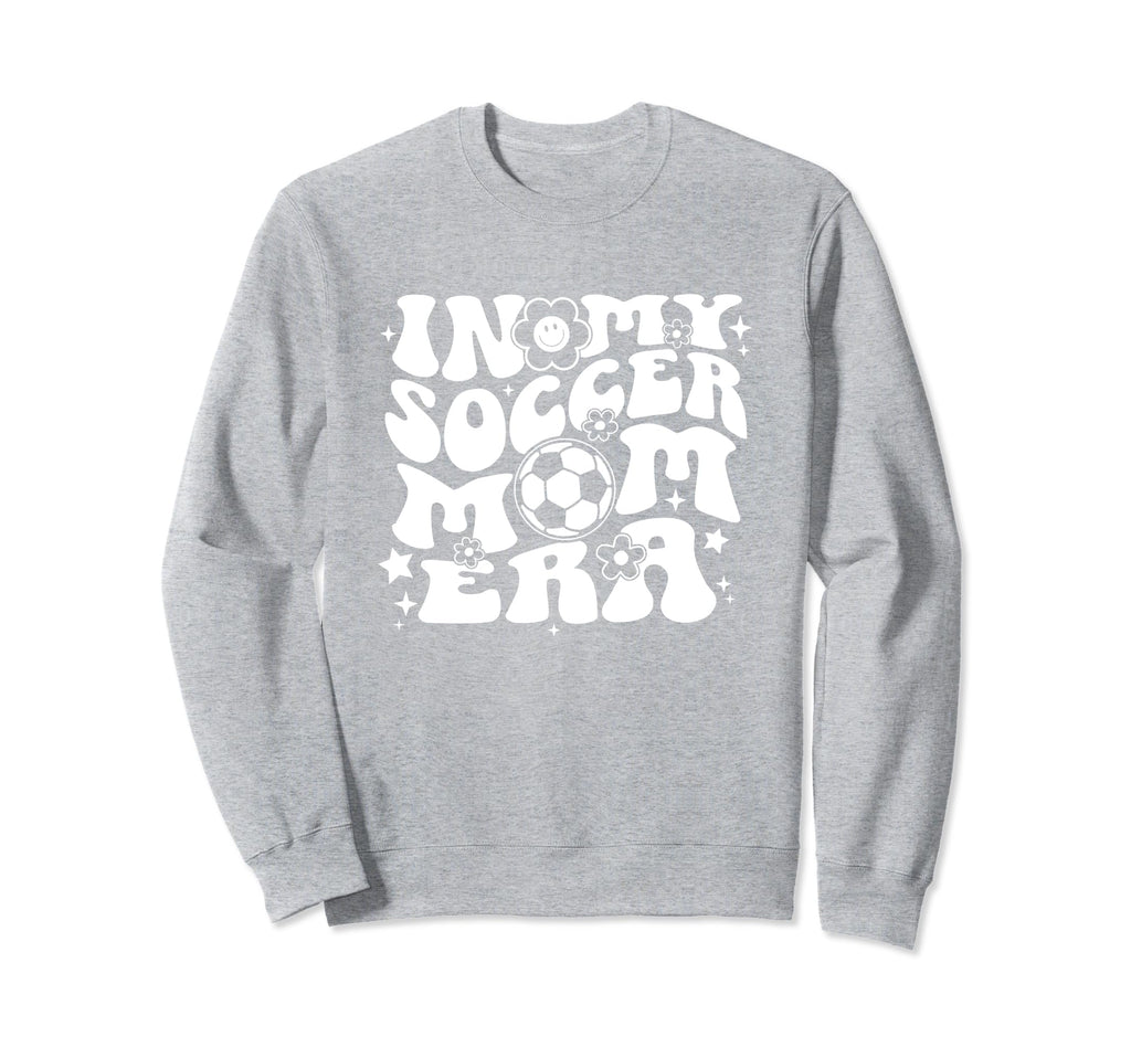 My Soccer Mom Era Groovy Soccer Sweatshirt - Aesthetic Graphic for Adults - T-Shirt, Sweatshirt, Hoodie