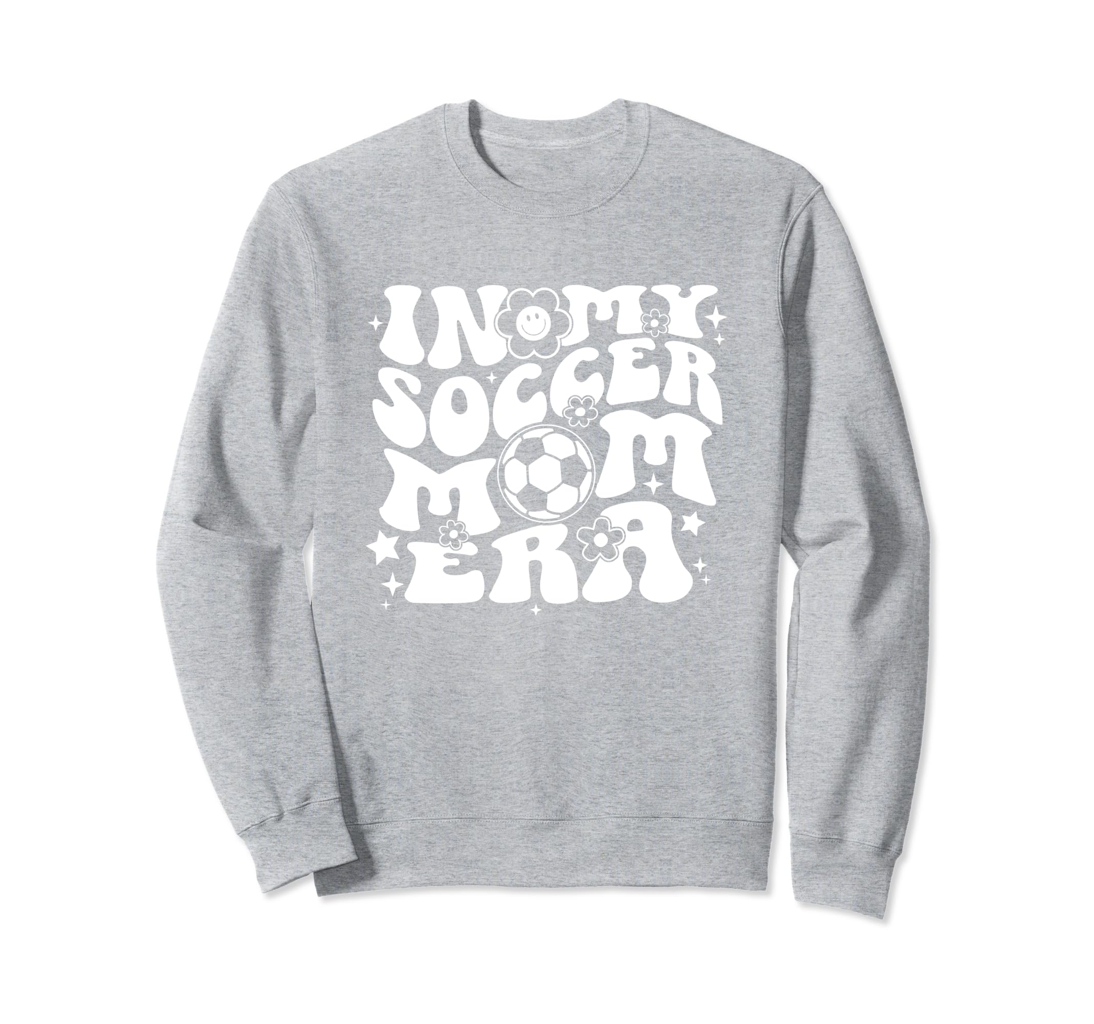 My Soccer Mom Era Groovy Soccer Sweatshirt - Aesthetic Graphic for Adults - T-Shirt, Sweatshirt, Hoodie