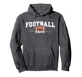 Football Nana Grandma Proud Nana Football Hoodie - Unique Graphic Unisex - T-Shirt, Sweatshirt, Hoodie