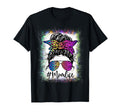 Womens Mom Life Bleached Rainbow T-Shirt - Casual Everyday Wear for Adults - T-Shirt, Sweatshirt, Hoodie