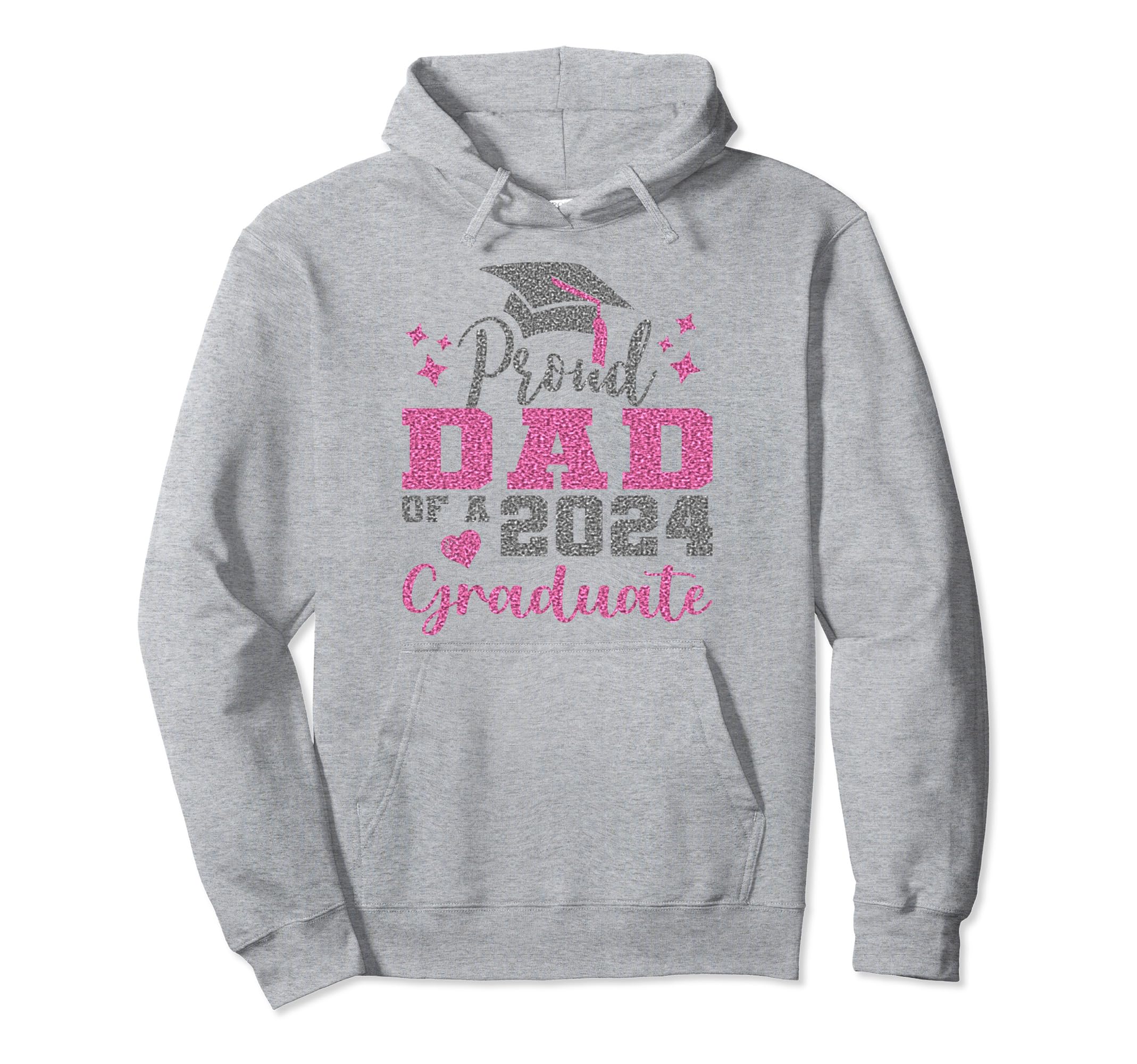 Super Proud Dad 2024 Graduate Awesome Hoodie - Streetwear Style Unisex - T-Shirt, Sweatshirt, Hoodie