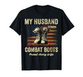 My Husband Wears Combat Boots Proud T-Shirt - Trendy Graphic Men Women - T-Shirt, Sweatshirt, Hoodie