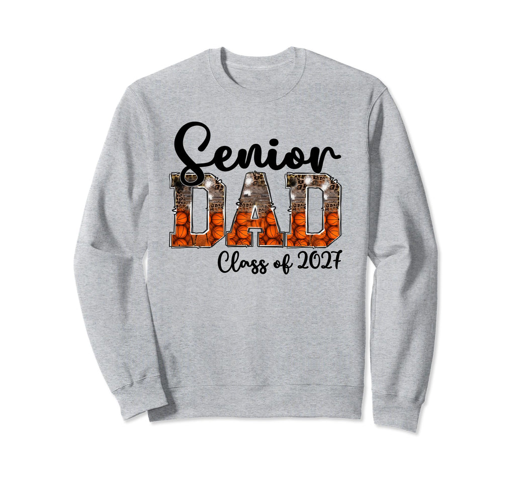 Basketball Class 2027 Proud Dad Sweatshirt - Custom Art Print Men Women - T-Shirt, Sweatshirt, Hoodie