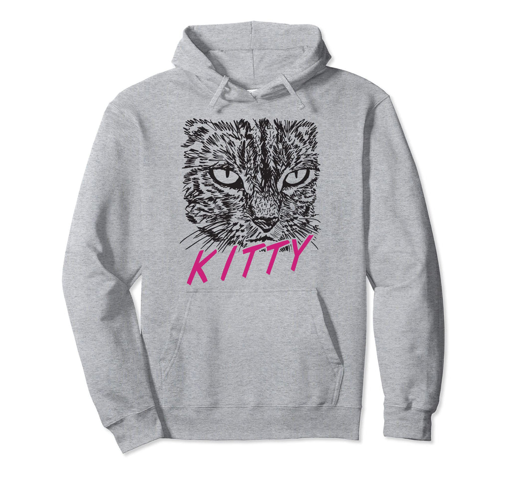 Kitty Funny Mom And Dad Gift Kitten Lady Hoodie - Aesthetic Graphic Unisex - T-Shirt, Sweatshirt, Hoodie