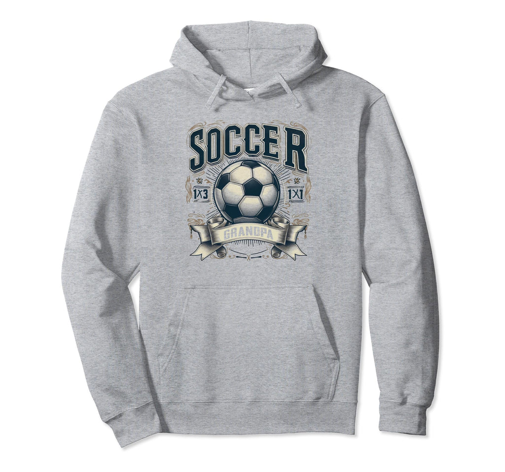 Soccer Grandpa Fathers Day Gift Hoodie - Aesthetic Graphic for Adults - T-Shirt, Sweatshirt, Hoodie