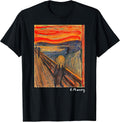 Famous Art The Scream by Munch Artist Painting - Adult & Kids T-Shirts, Sweatshirts & Hoodies apparel design preview 1