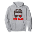 I Heart Hot Dads Single Mother Mom I Hoodie - Aesthetic Graphic for Adults - T-Shirt, Sweatshirt, Hoodie