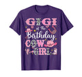 Gigi Birthday Cow Rodeo Cow Birthday T-Shirt - Minimalist Print for Adults - T-Shirt, Sweatshirt, Hoodie