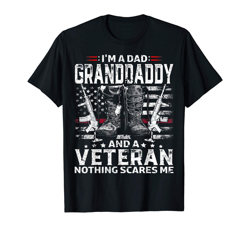Im Dad Granddaddy Veteran Fathers Day T-Shirt - Trendy Graphic Unisex - T-Shirt, Sweatshirt, Hoodie