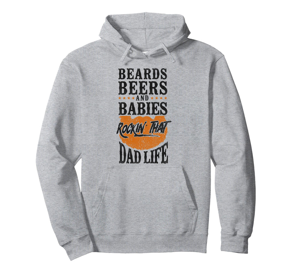 Beard Lover Bearded Dad Ginger Beard Hoodie - Graphic Print for Adults - T-Shirt, Sweatshirt, Hoodie
