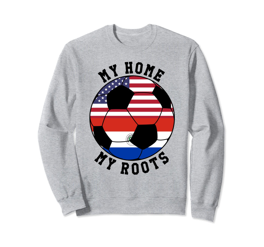 My Home My Roots Paraguay Flag Sweatshirt - Fun Novelty Design for Adults - T-Shirt, Sweatshirt, Hoodie