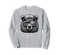 Papa Bear Face Sunglases 4Th July Sweatshirt - Trendy Graphic Men Women - T-Shirt, Sweatshirt, Hoodie