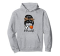 Soccer And Basketball Mom Life Messy Hoodie - Trendy Graphic for Adults - T-Shirt, Sweatshirt, Hoodie