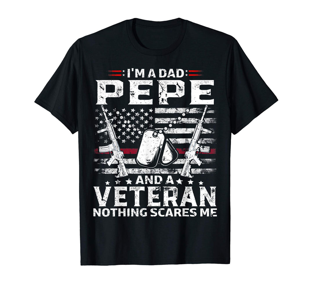 Im Dad Pepe Veteran Fathers Day T-Shirt - Custom Art Print for Adults - T-Shirt, Sweatshirt, Hoodie