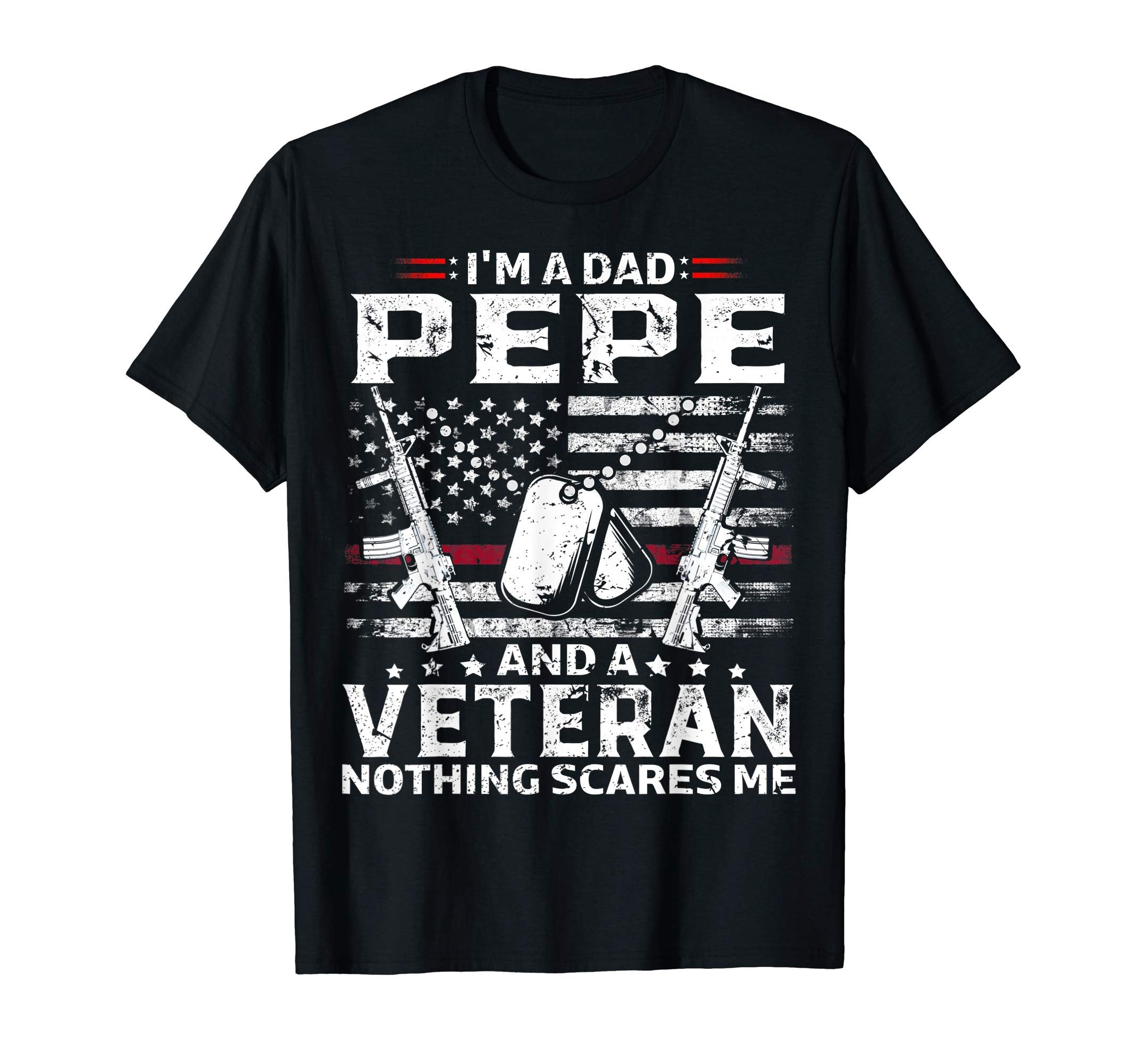 Im Dad Pepe Veteran Fathers Day T-Shirt - Custom Art Print for Adults - T-Shirt, Sweatshirt, Hoodie
