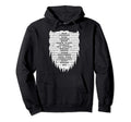 Mens Beard Measurement Chart Gift Beard Hoodie - Custom Art Print Unisex - T-Shirt, Sweatshirt, Hoodie