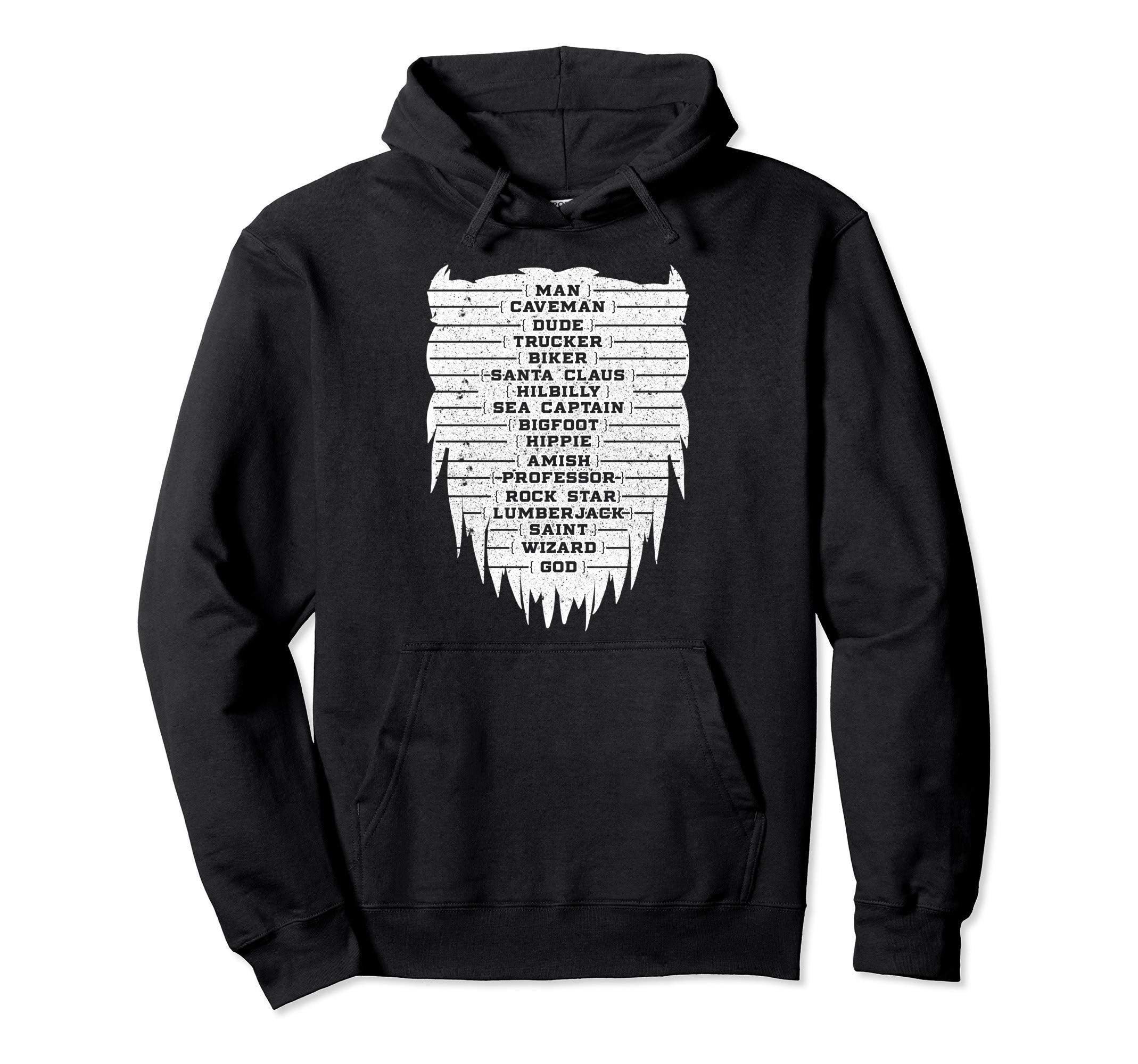 Mens Beard Measurement Chart Gift Beard Hoodie - Custom Art Print Unisex - T-Shirt, Sweatshirt, Hoodie