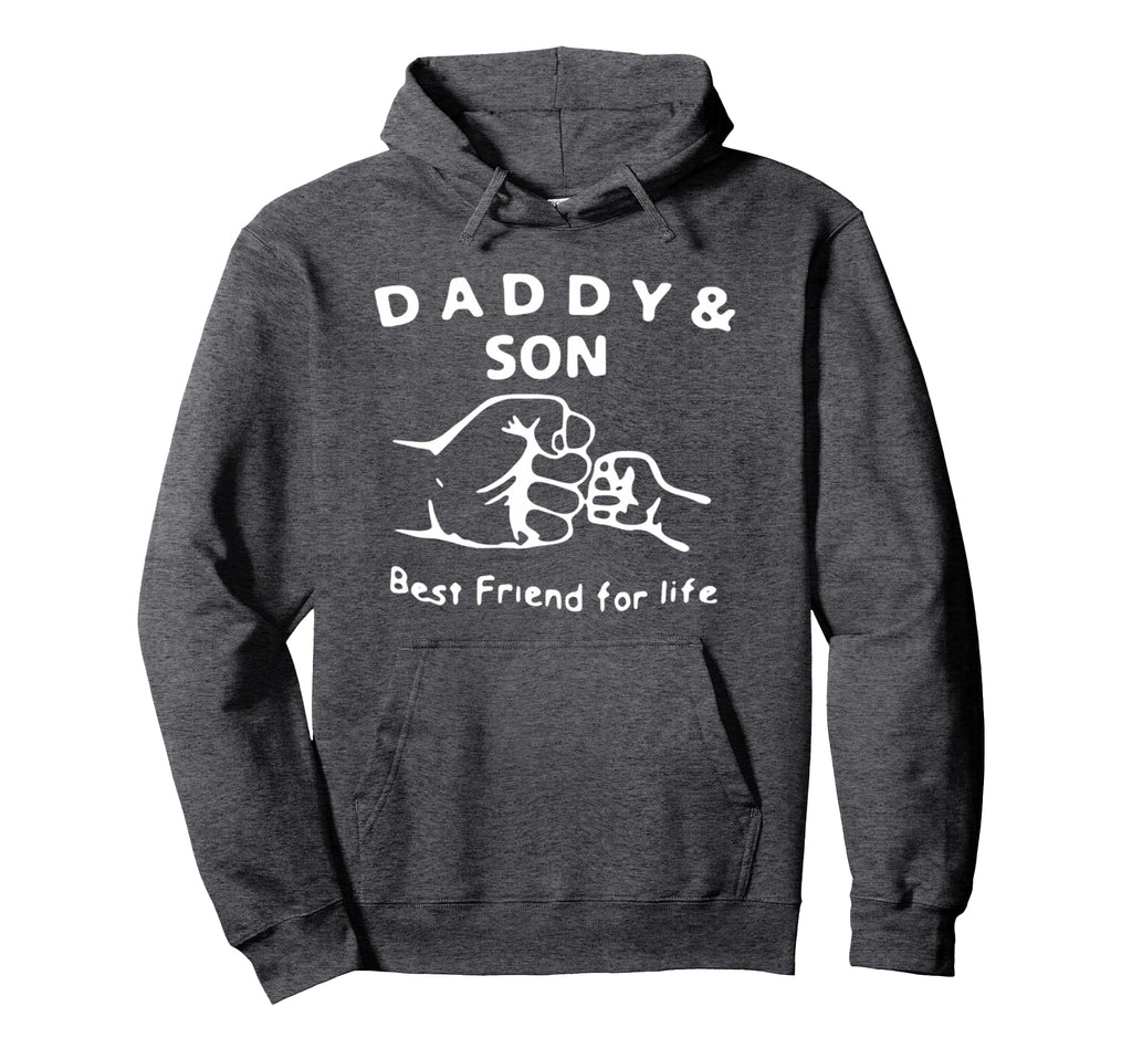 Daddy Son Best Friends Life Knuckle Hoodie - Minimalist Print Men Women - T-Shirt, Sweatshirt, Hoodie