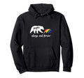 Lgbtq Parents Papa Bear Hoodie - Trendy Graphic Men Women - T-Shirt, Sweatshirt, Hoodie