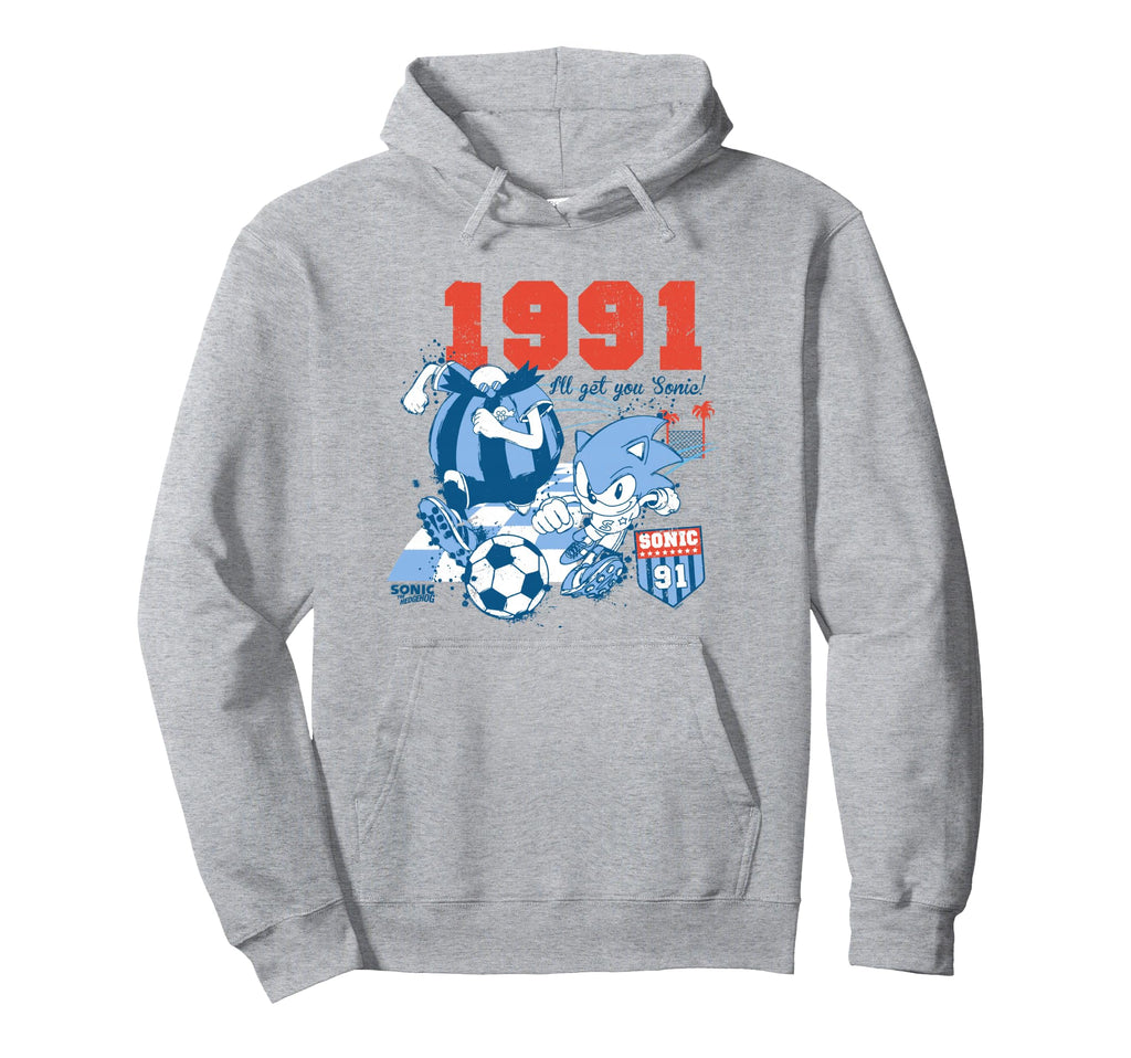 Sonic Hedgehog Americana Sonic Vs Hoodie - Aesthetic Graphic Men Women - T-Shirt, Sweatshirt, Hoodie