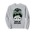 Mom Ballers Messy Bun Womens Funny Sweatshirt - Trendy Graphic Unisex - T-Shirt, Sweatshirt, Hoodie