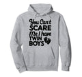 Cant Scaretwin Dad Funny Daddy Fathers Hoodie - Novelty Apparel Men Women - T-Shirt, Sweatshirt, Hoodie