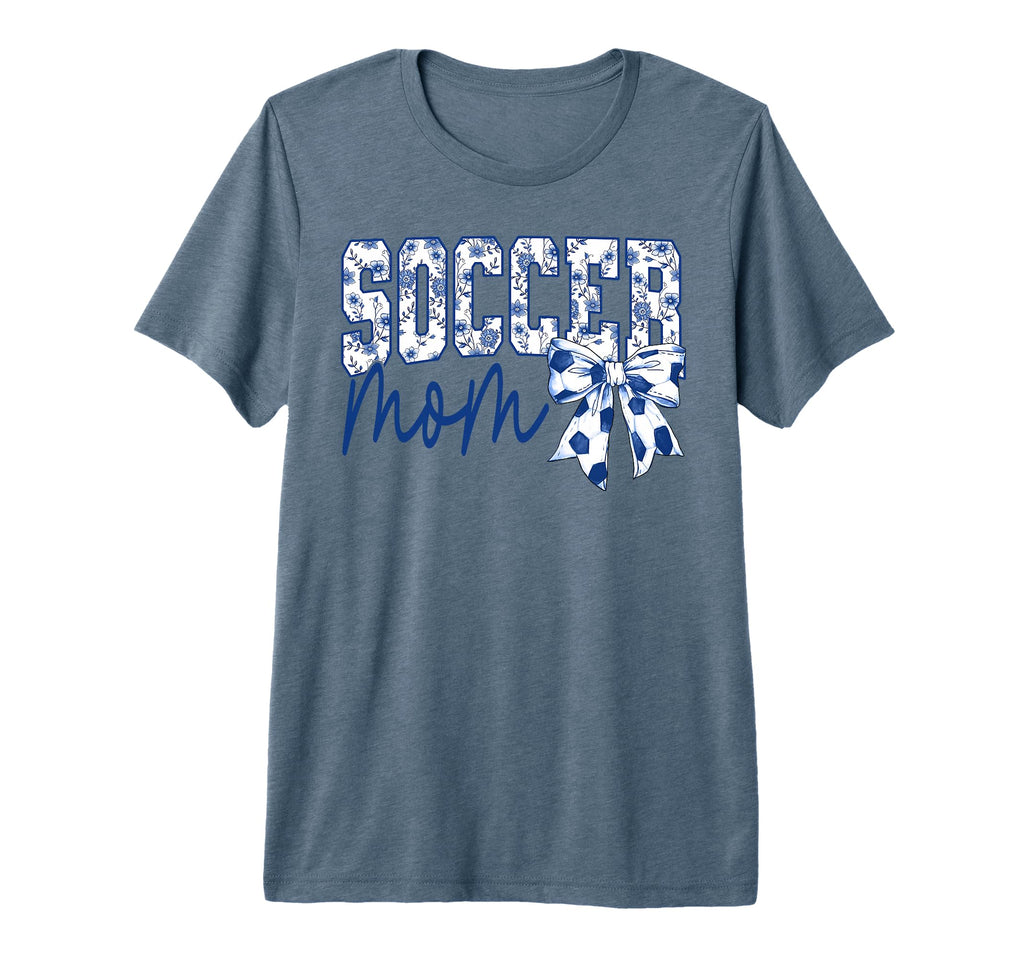 Groovy Soccer Mom Coquette Bow T-Shirt - Casual Everyday Wear Men Women - T-Shirt, Sweatshirt, Hoodie