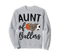 Aunt Ballers Aunt Both Sweatshirt - Trendy Graphic for Adults - T-Shirt, Sweatshirt, Hoodie