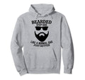Bearded Dad Mens Beard Funny Super Step Hoodie - Custom Art Print Unisex - T-Shirt, Sweatshirt, Hoodie
