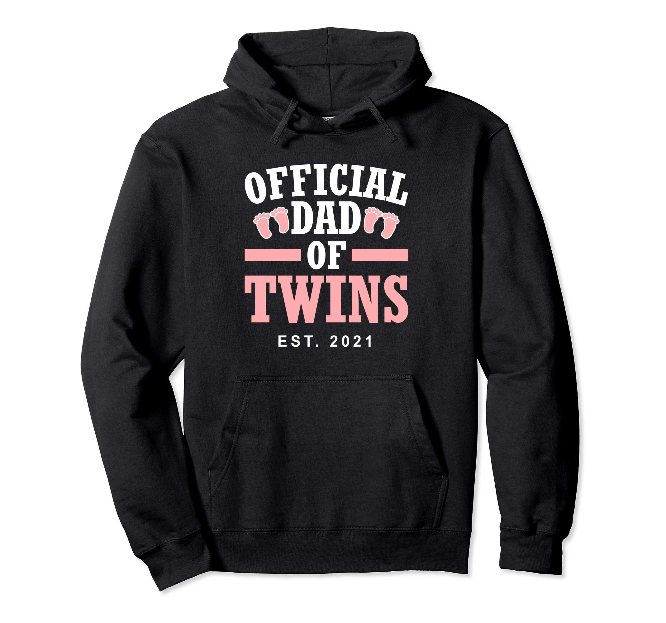 Dad Twins 2021 Father Funny Twin Dad Hoodie - Streetwear Style for Adults - T-Shirt, Sweatshirt, Hoodie