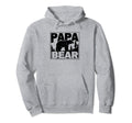 Papa Bear Fathers Day Family Matching Hoodie - Novelty Apparel Unisex - T-Shirt, Sweatshirt, Hoodie